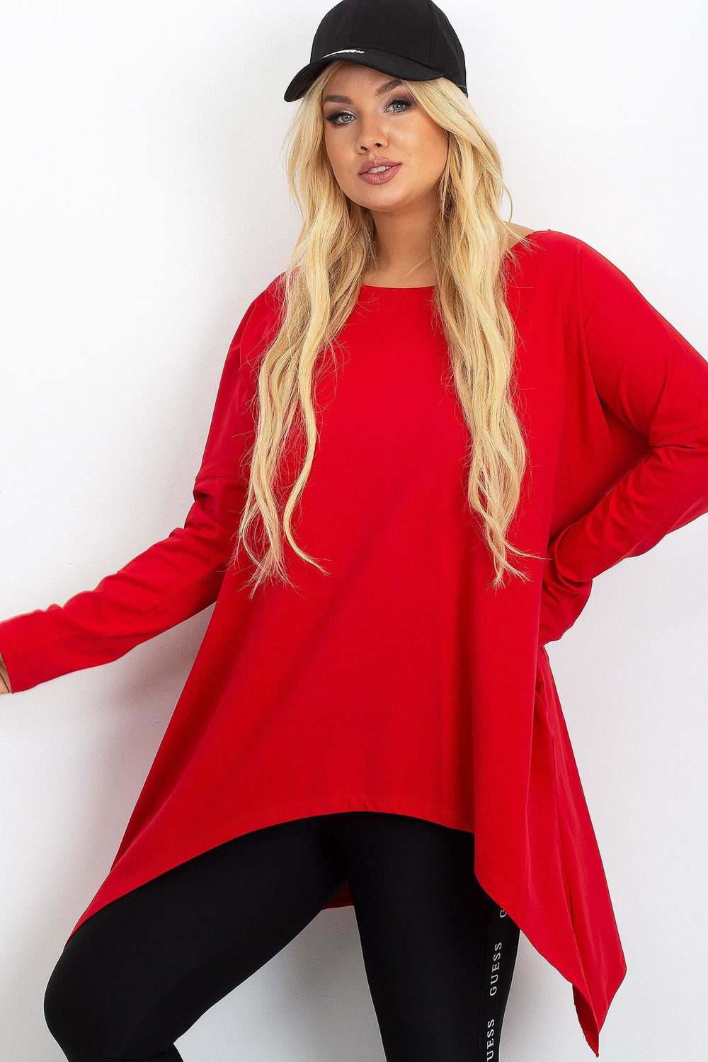 Tunique grande taille femme Relevance — rouge
