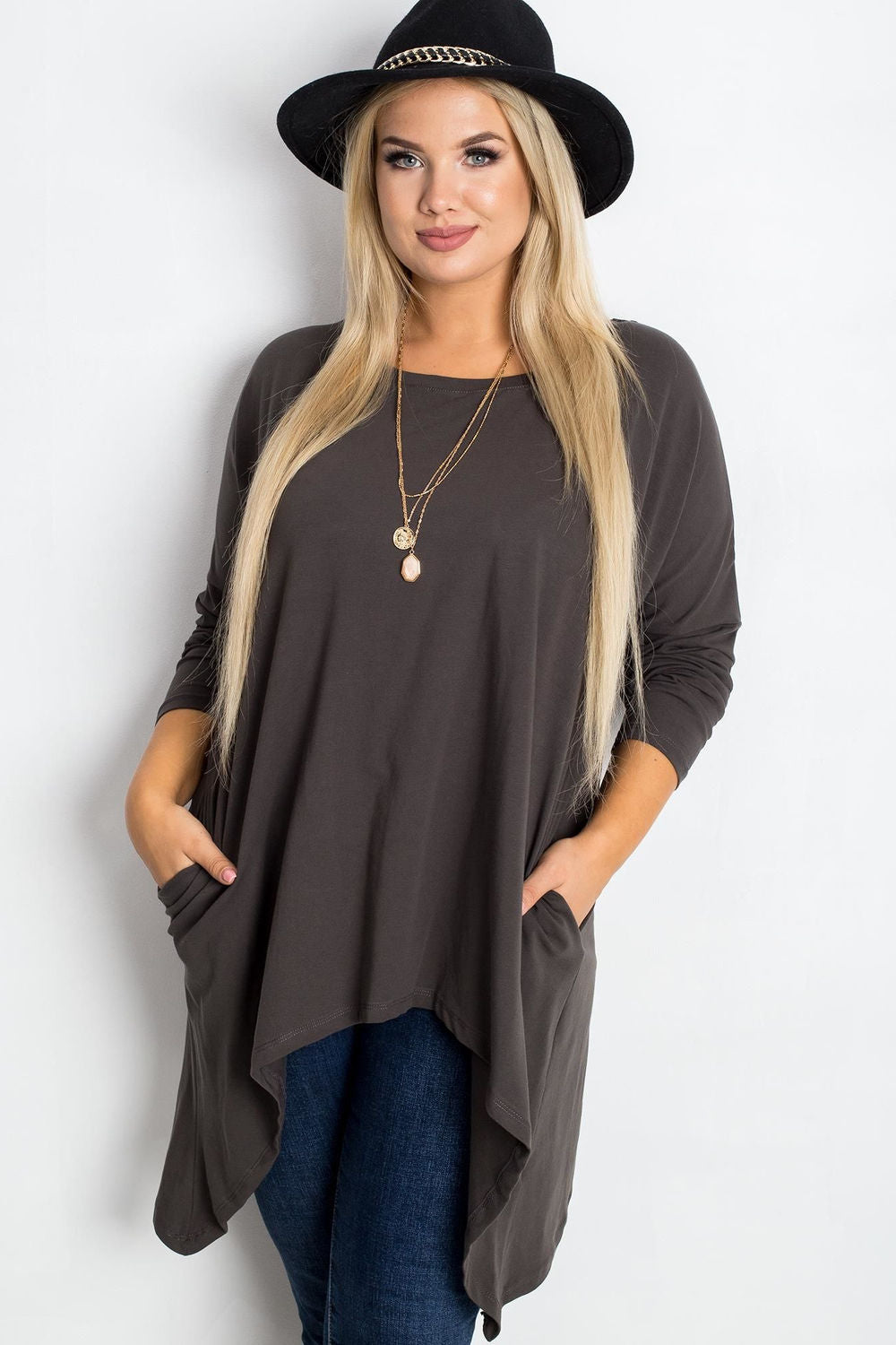 Tunique grande taille femme Relevance — vert