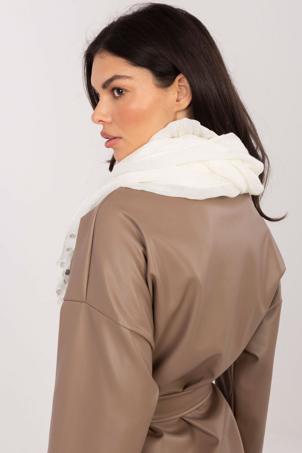 Foulard femme AT — beige