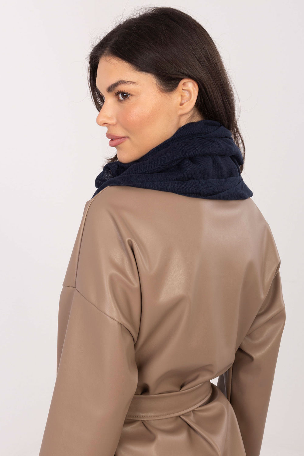 Foulard femme AT — bleu marine