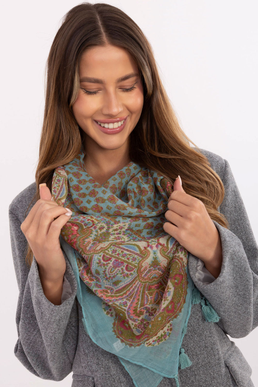 Foulard femme AT — vert