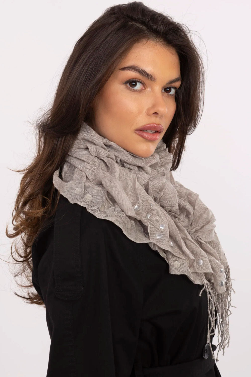 Foulard femme AT — beige