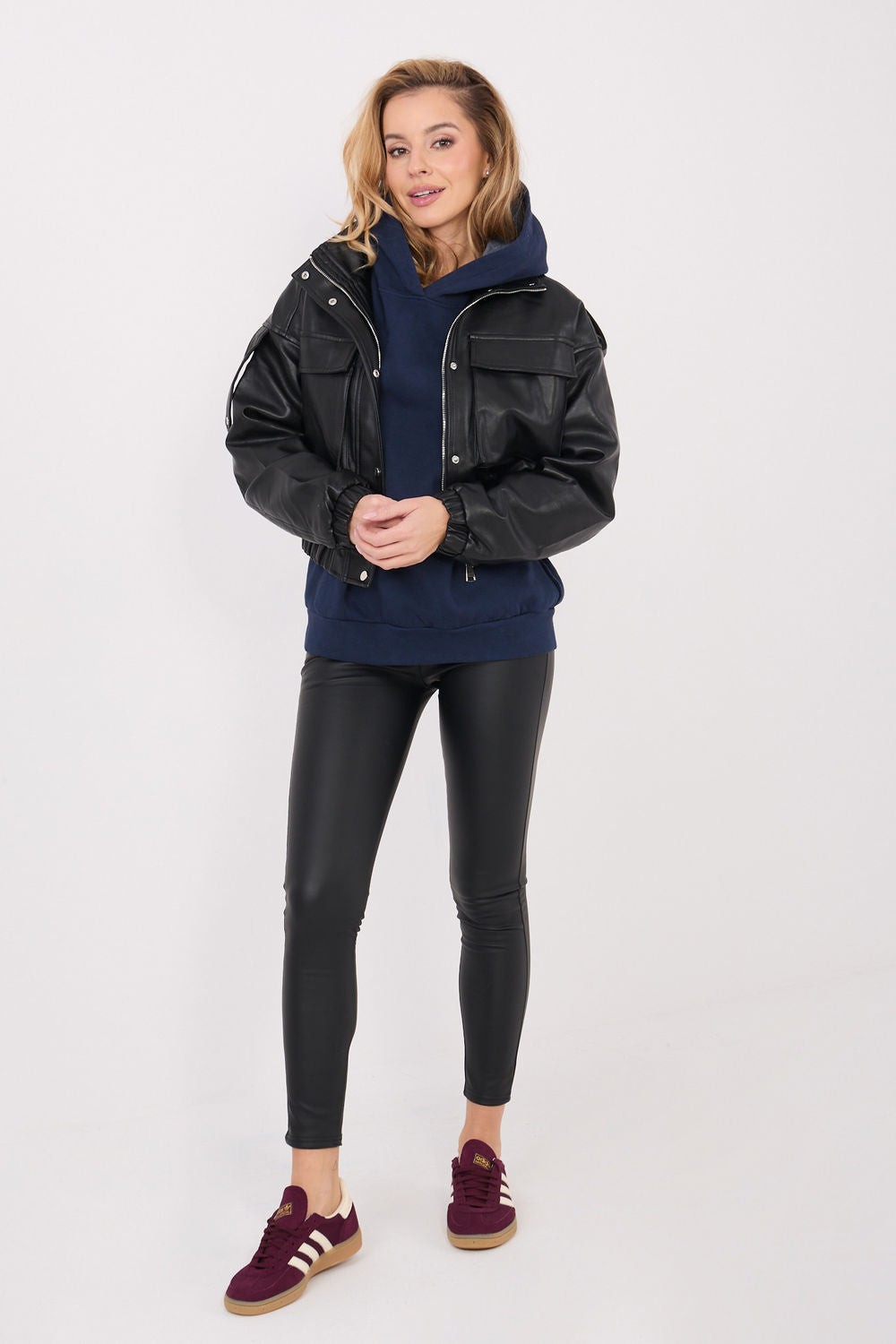 T-shirt femme Factory Price Sweatshirt Sweatshirt — bleu marine
