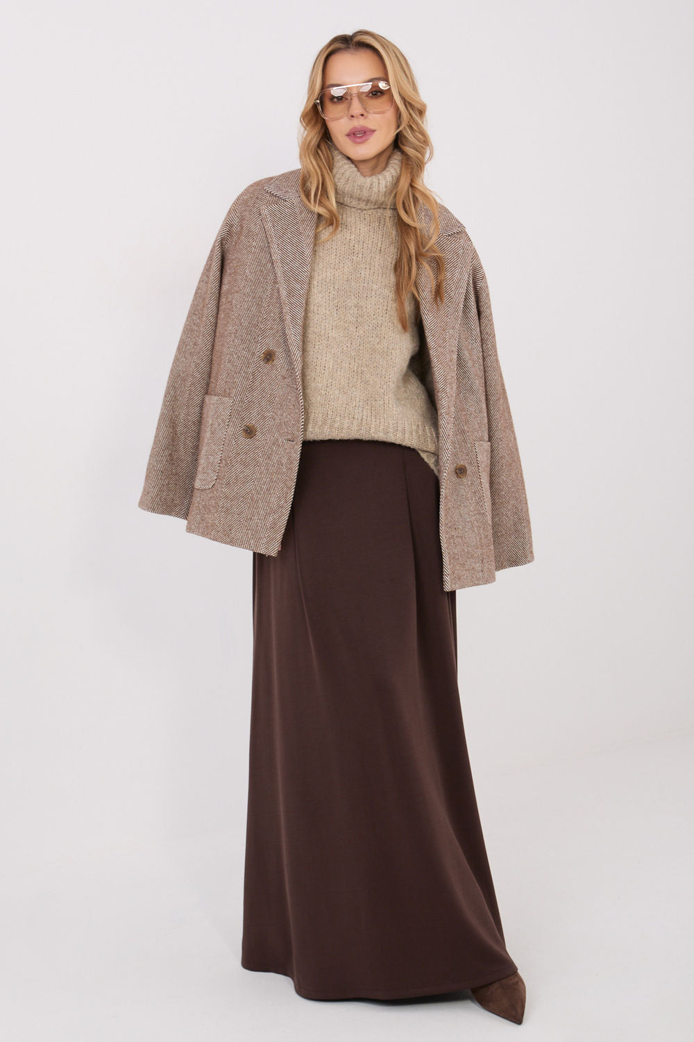 Pull femme Factory Price Col Roulé Col — beige