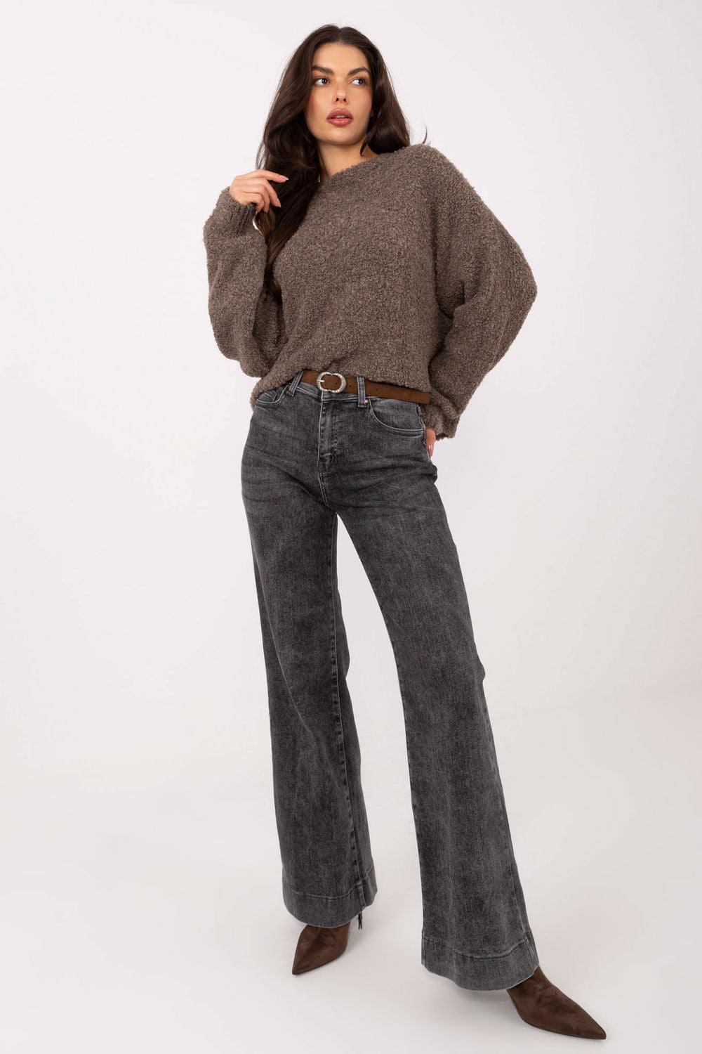 Pull femme Factory Price Chandail Chandail — beige
