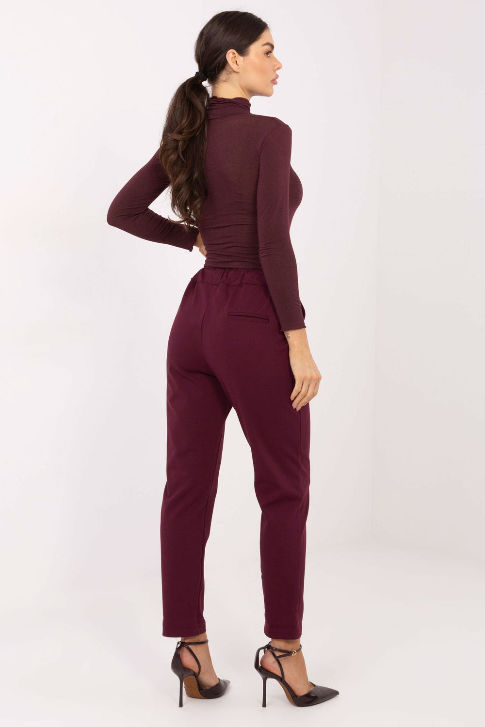Chaussures à talons femme Factory Price Pantalon Pantalon — rouge
