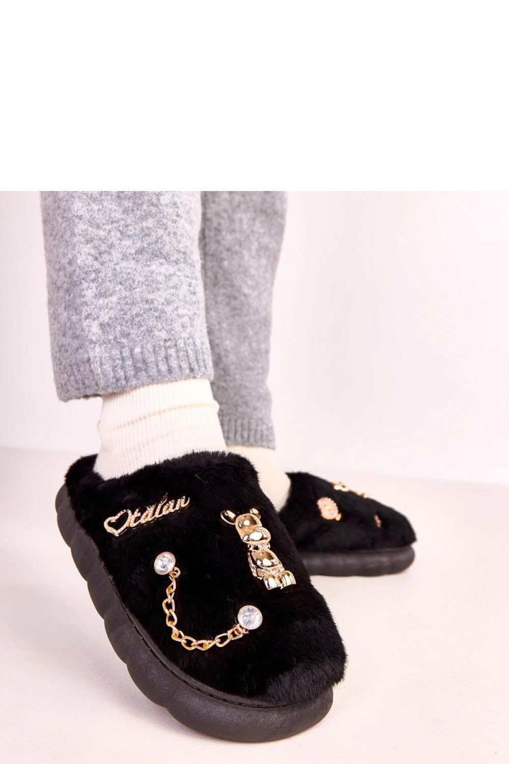 Pantalon femme Solea Pantoufles Pantoufles — noir