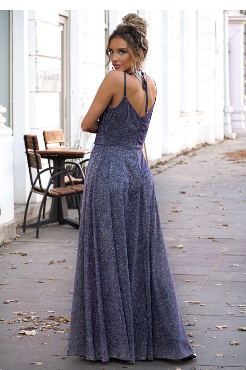 Robe femme With You Longue Longue — multicouleur
