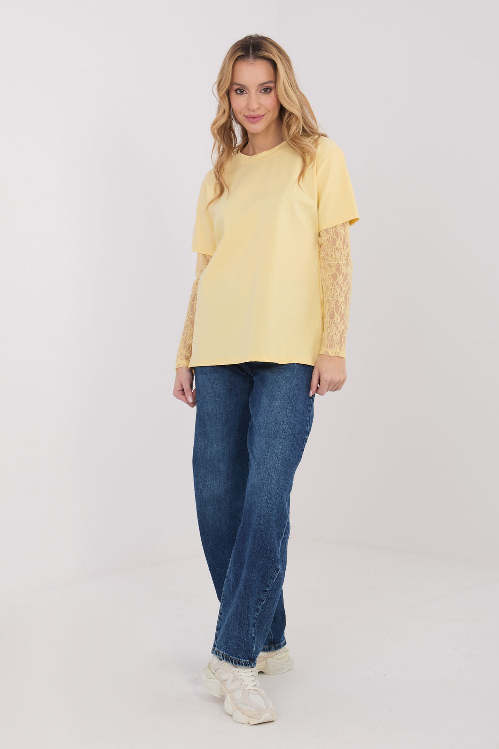 Blouse femme Italy Moda Chemisier Chemisier — jaune