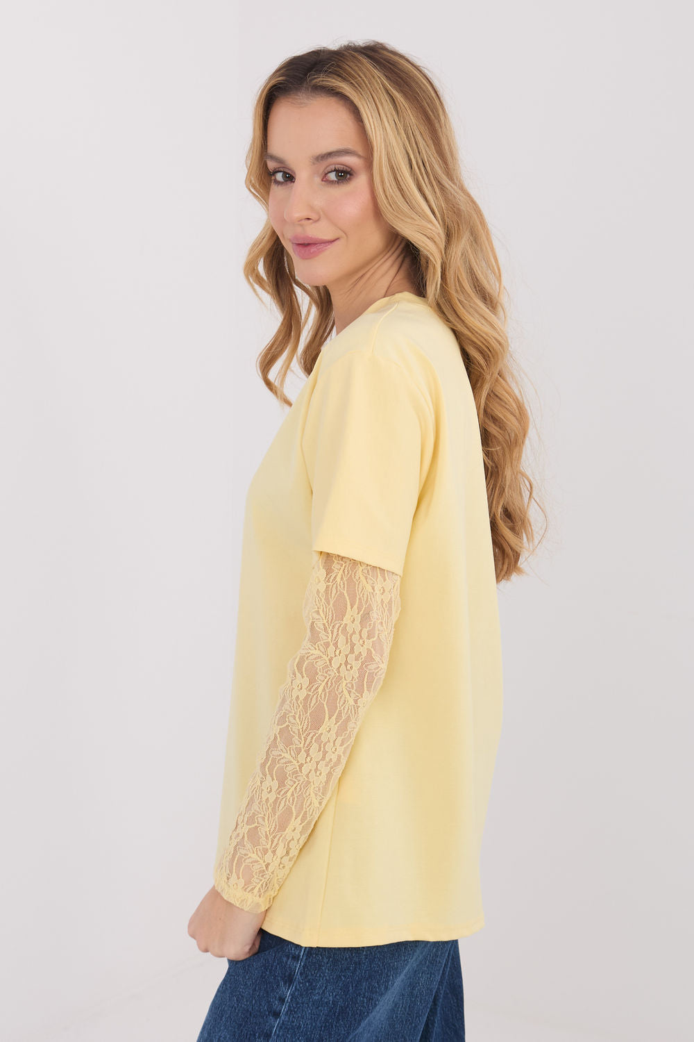 Blouse femme Italy Moda Chemisier Chemisier — jaune