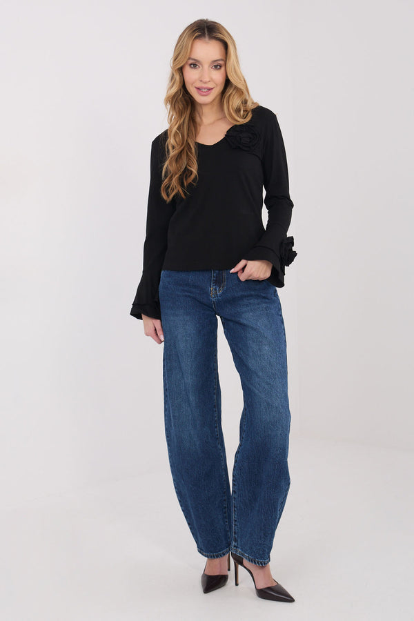 Blouse femme Italy Moda Chemisier Chemisier — noir