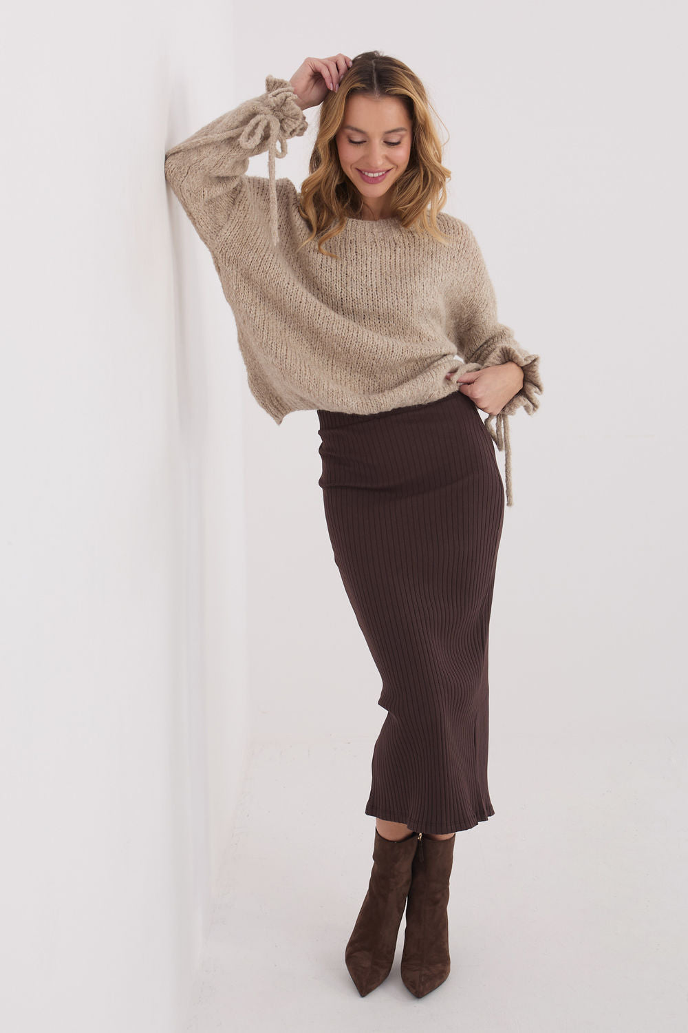 Jupe femme Rue Paris — brun