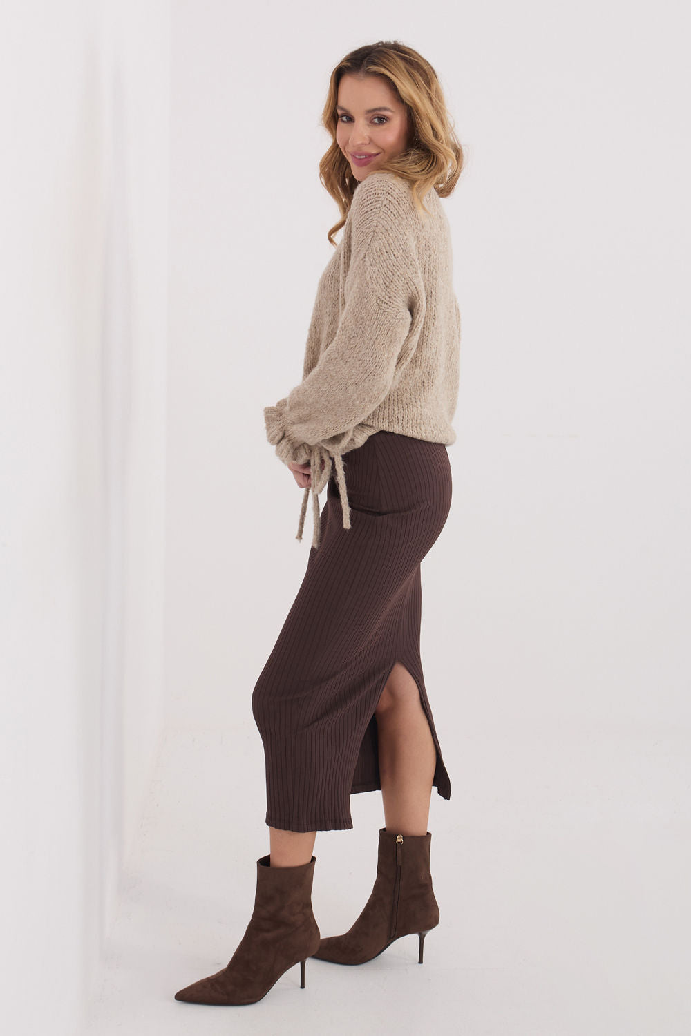 Jupe femme Rue Paris — brun
