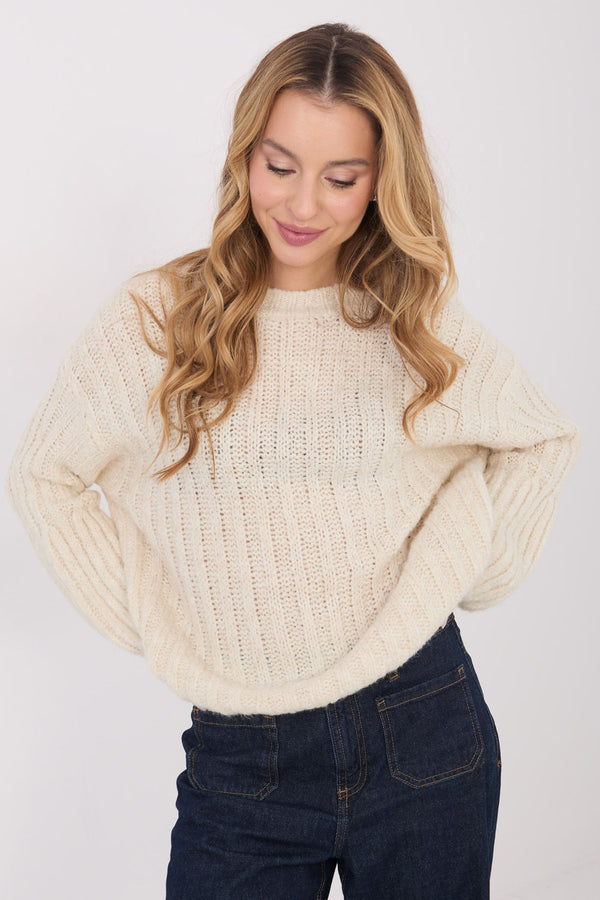 Pull femme Italy Moda Chandail Chandail — beige