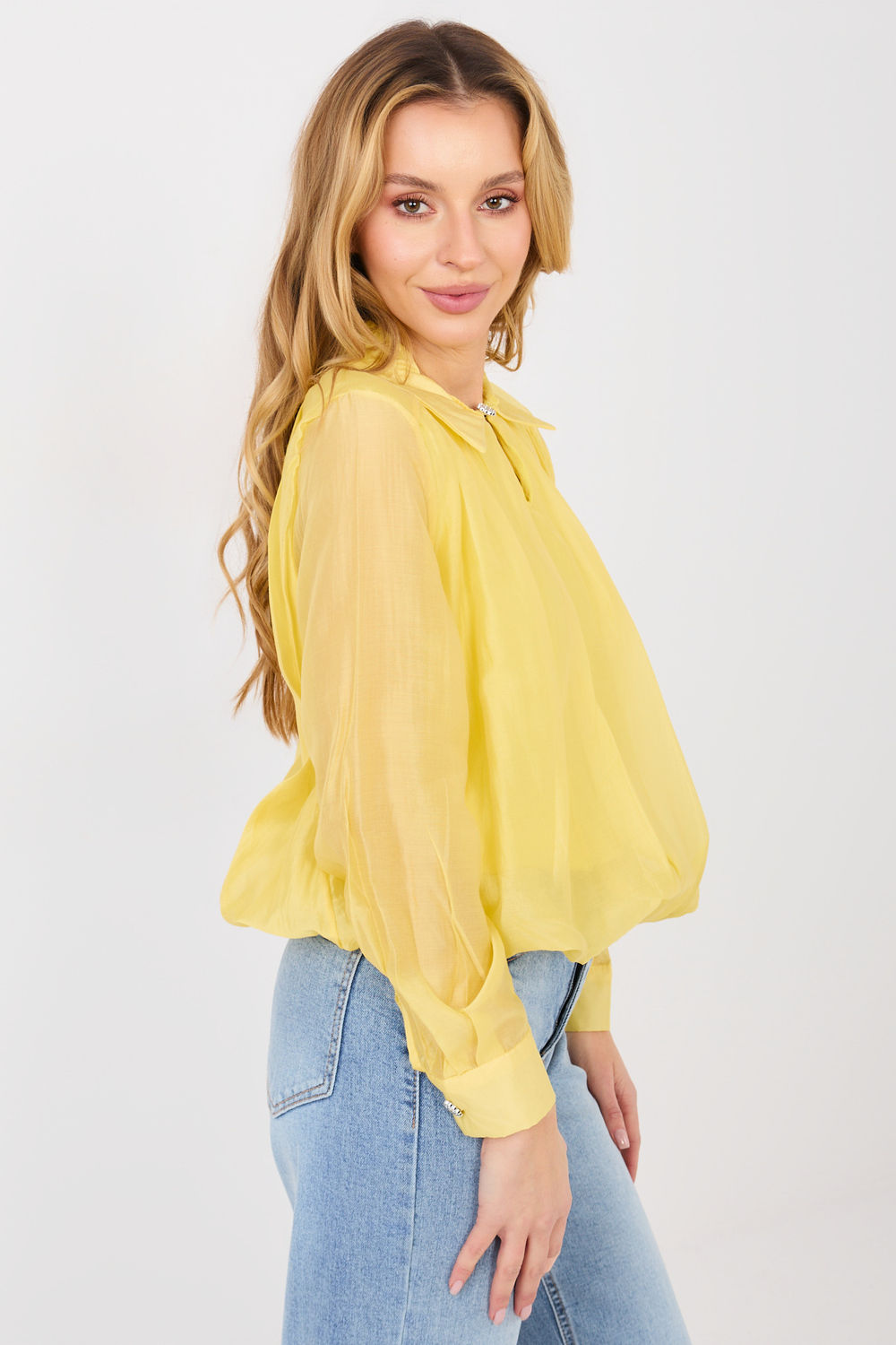 Blouse femme Factory Price Chemisier Chemisier — jaune