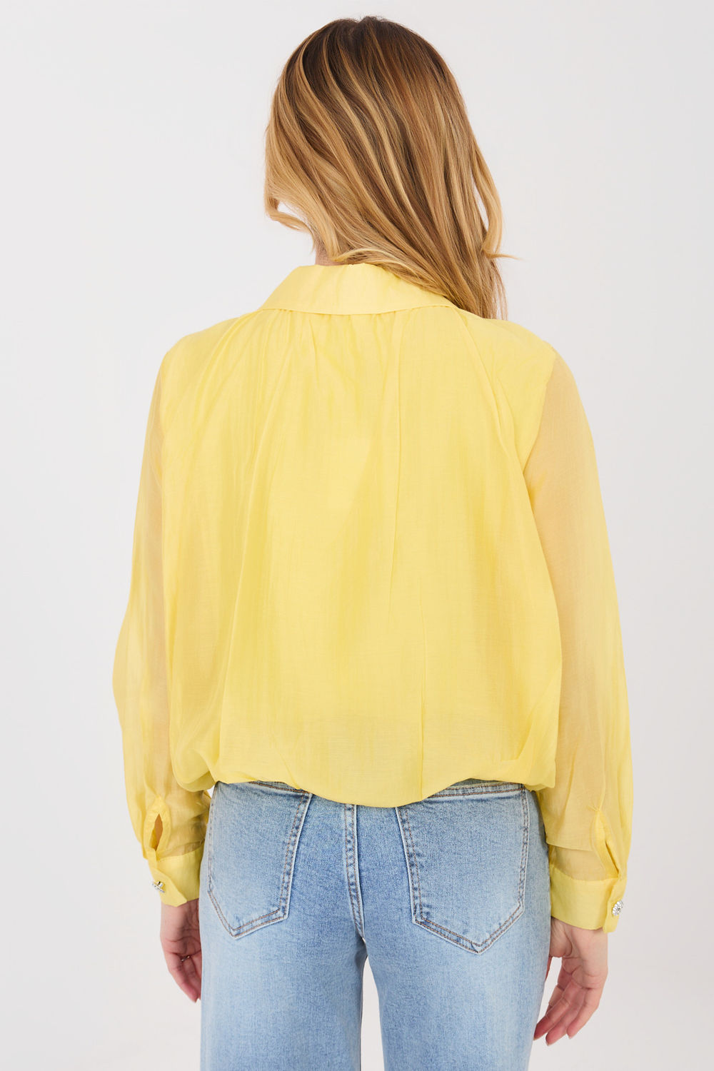 Blouse femme Factory Price Chemisier Chemisier — jaune