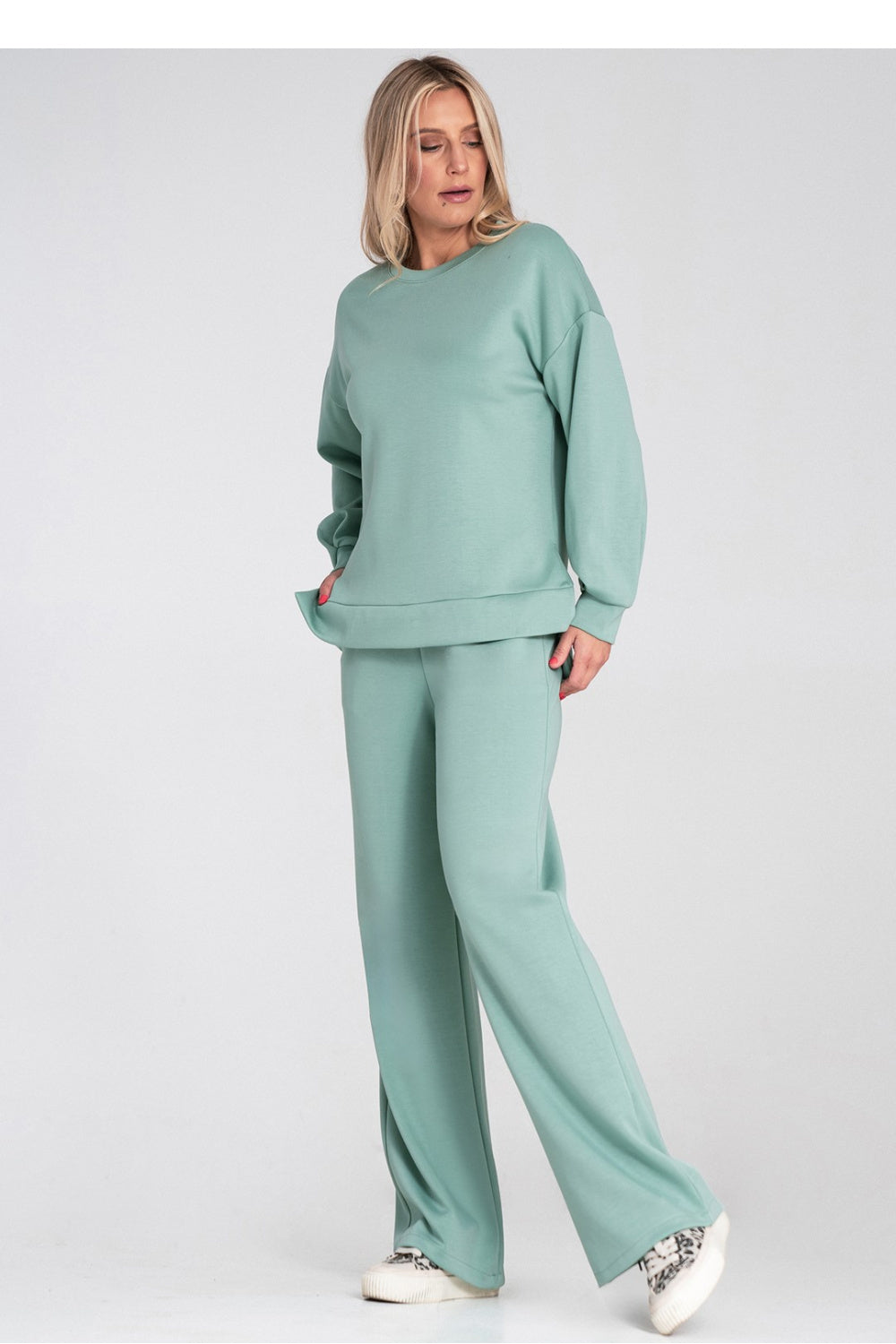 T-shirt femme Figl Sweatshirt Sweatshirt — vert