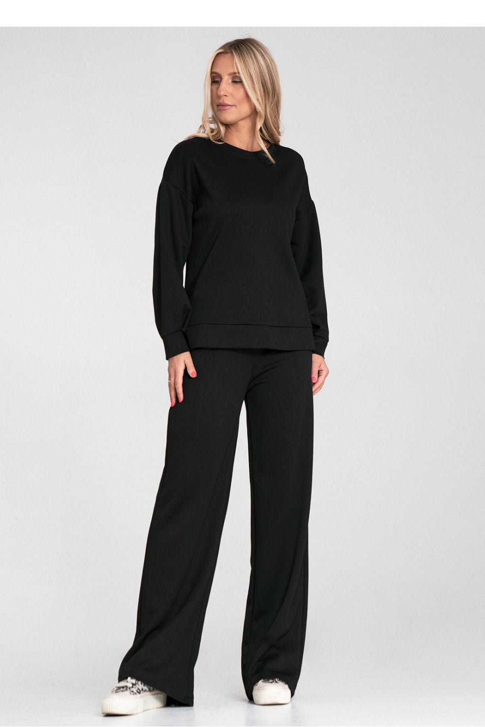 T-shirt femme Figl Sweatshirt Sweatshirt — noir