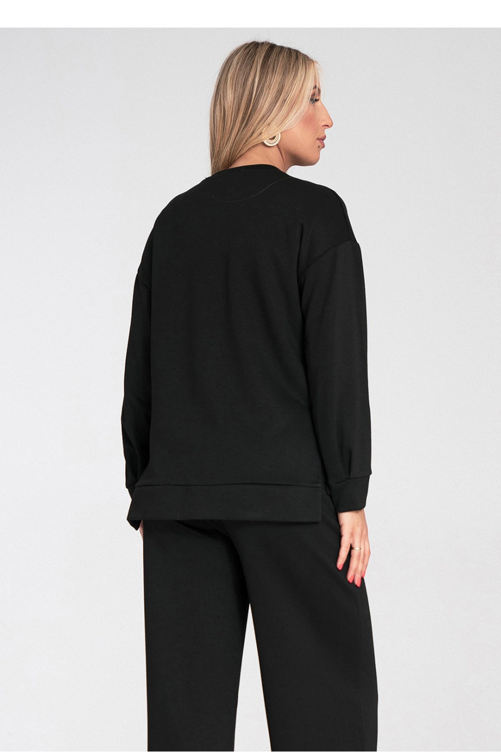 T-shirt femme Figl Sweatshirt Sweatshirt — noir