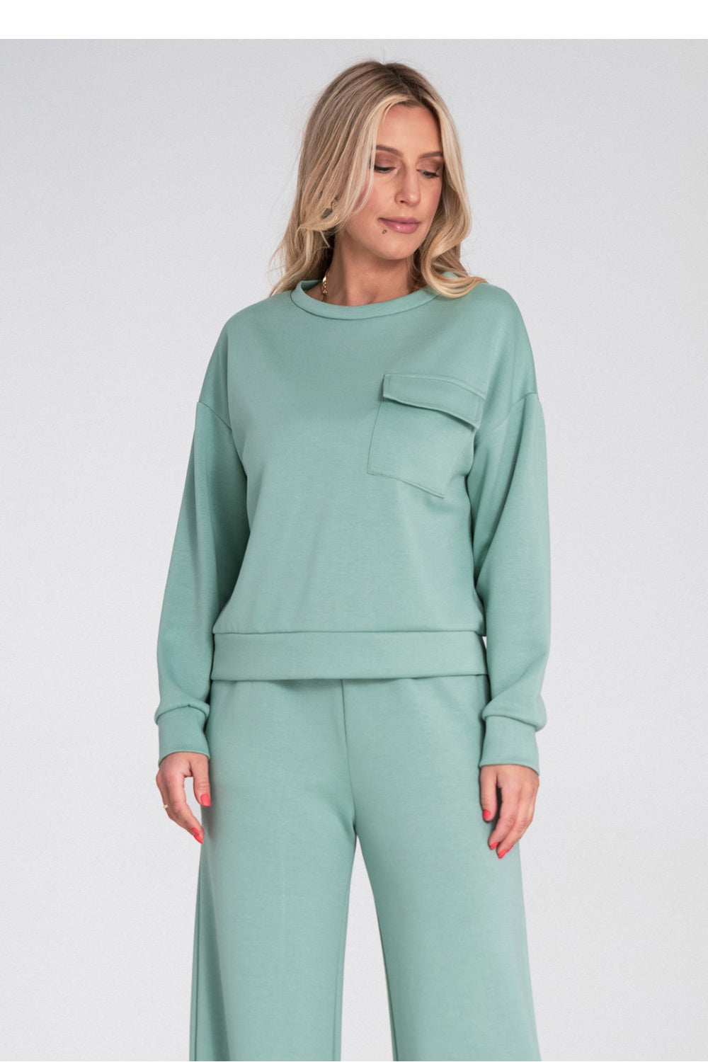 T-shirt femme Figl Sweatshirt Sweatshirt — vert