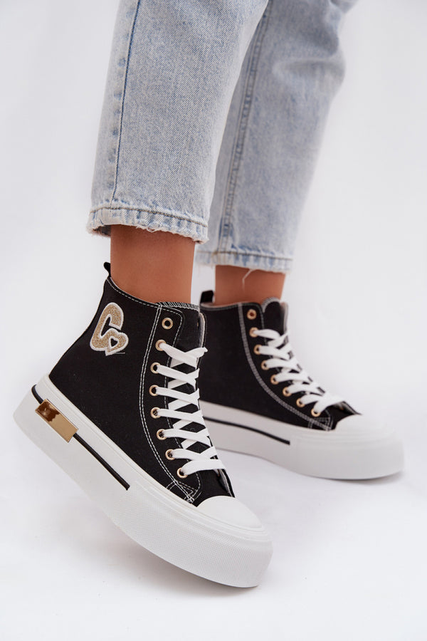 Baskets femme Step in style À Plateforme À — noir