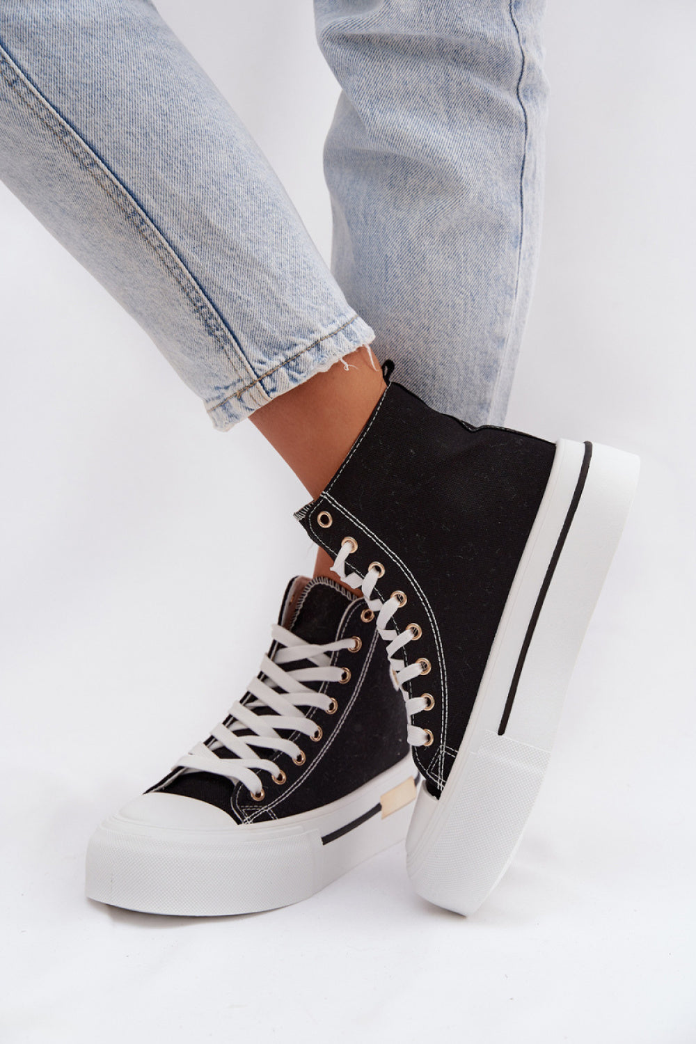 Baskets femme Step in style À Plateforme À — noir