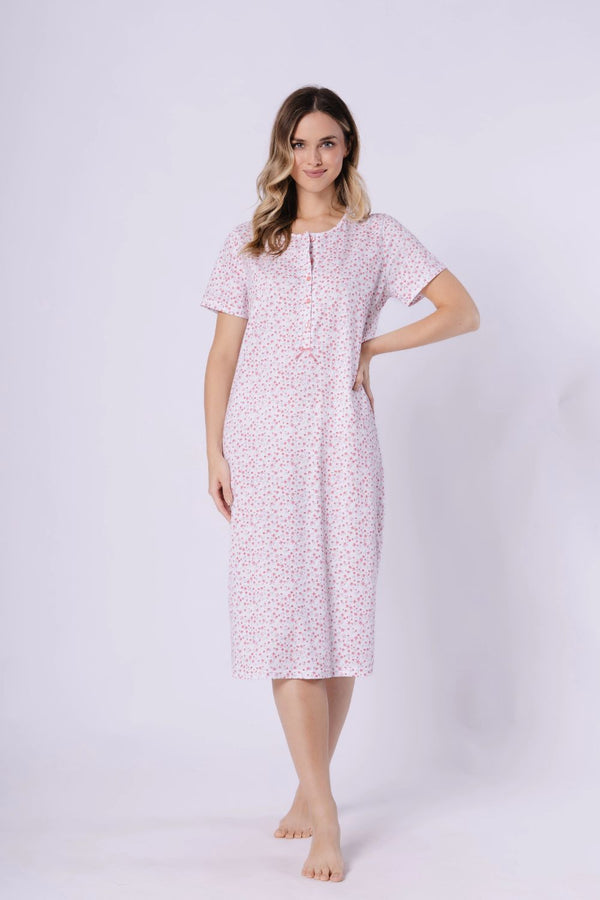 Nuisette femme M-Max Chemise De Nuit — rosé