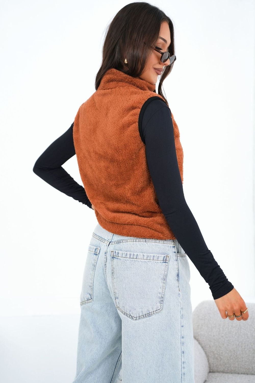 Gilet femme Factory Price — brun