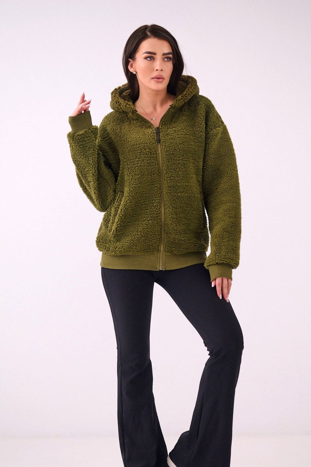 T-shirt femme Factory Price Sweatshirt Sweatshirt — vert