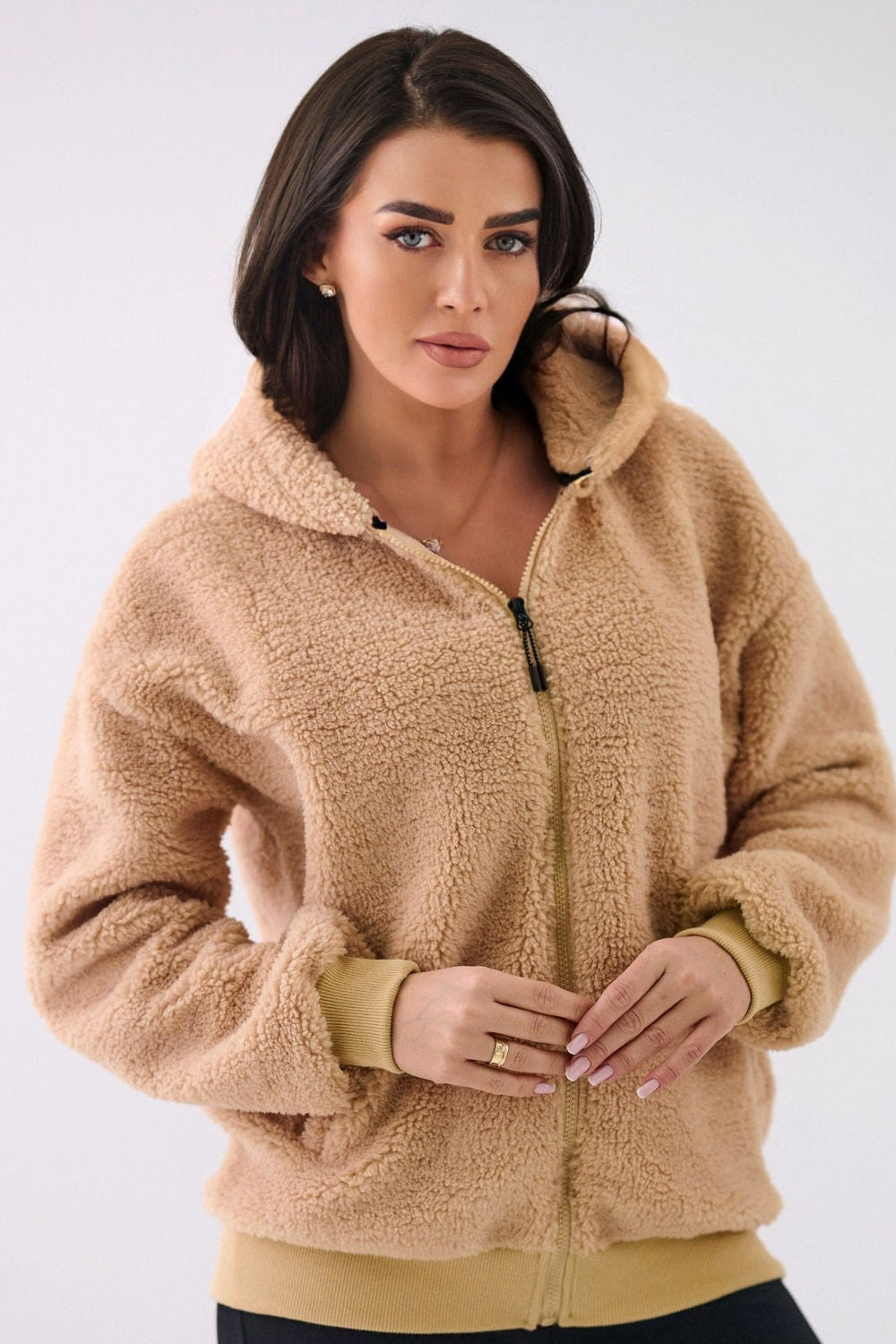 T-shirt femme Factory Price Sweatshirt Sweatshirt — beige