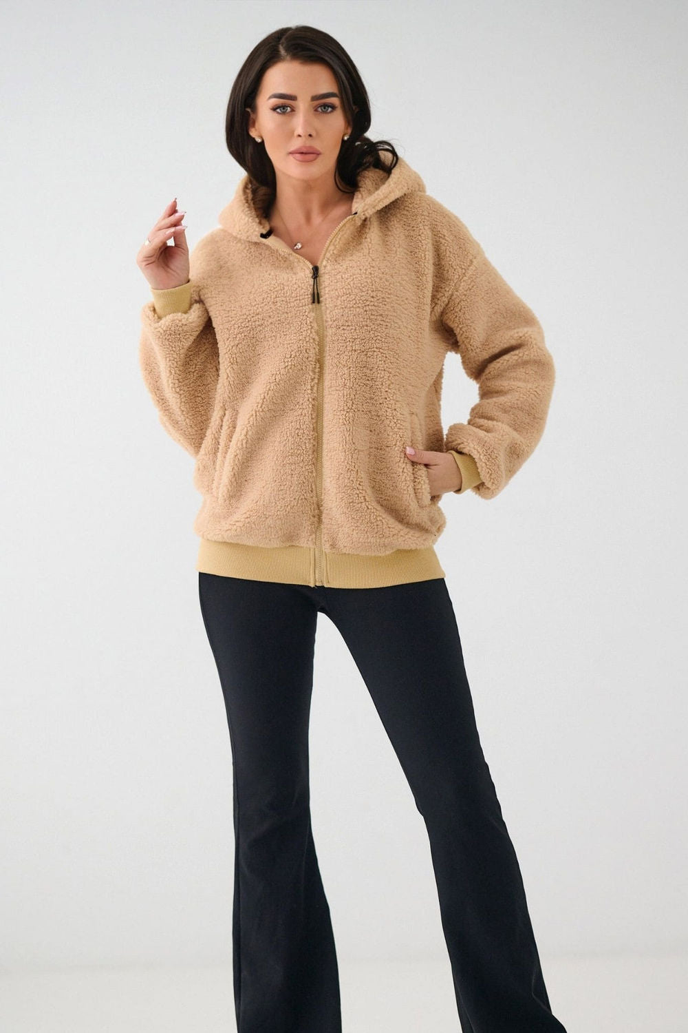 T-shirt femme Factory Price Sweatshirt Sweatshirt — beige