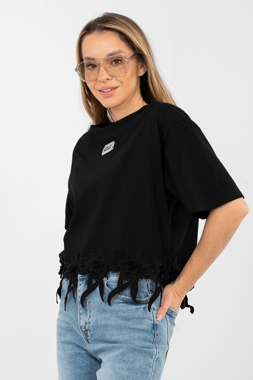 Blouse femme Factory Price Chemisier Chemisier — noir