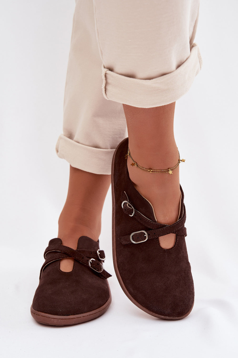 Bottes femme Step in style Pieds Nus Pieds — brun