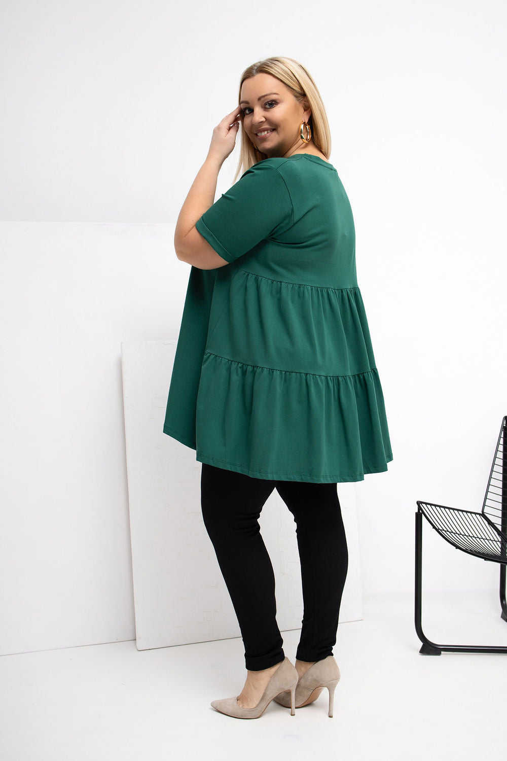 Chemisier grande taille femme Relevance — vert