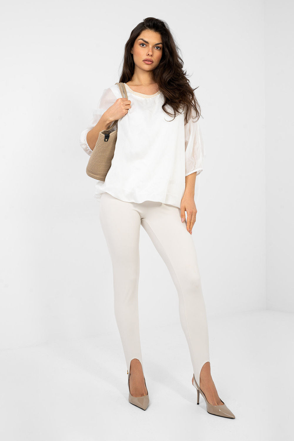 Blouse femme Italy Moda Chemisier Chemisier — blanc