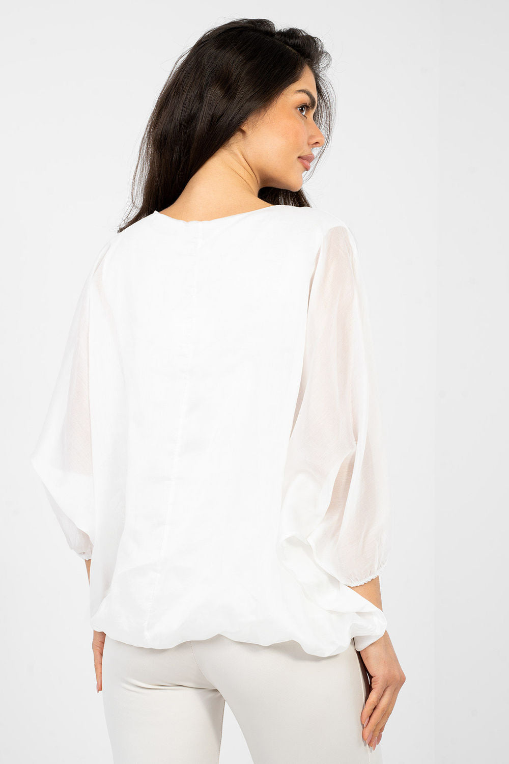 Blouse femme Italy Moda Chemisier Chemisier — blanc