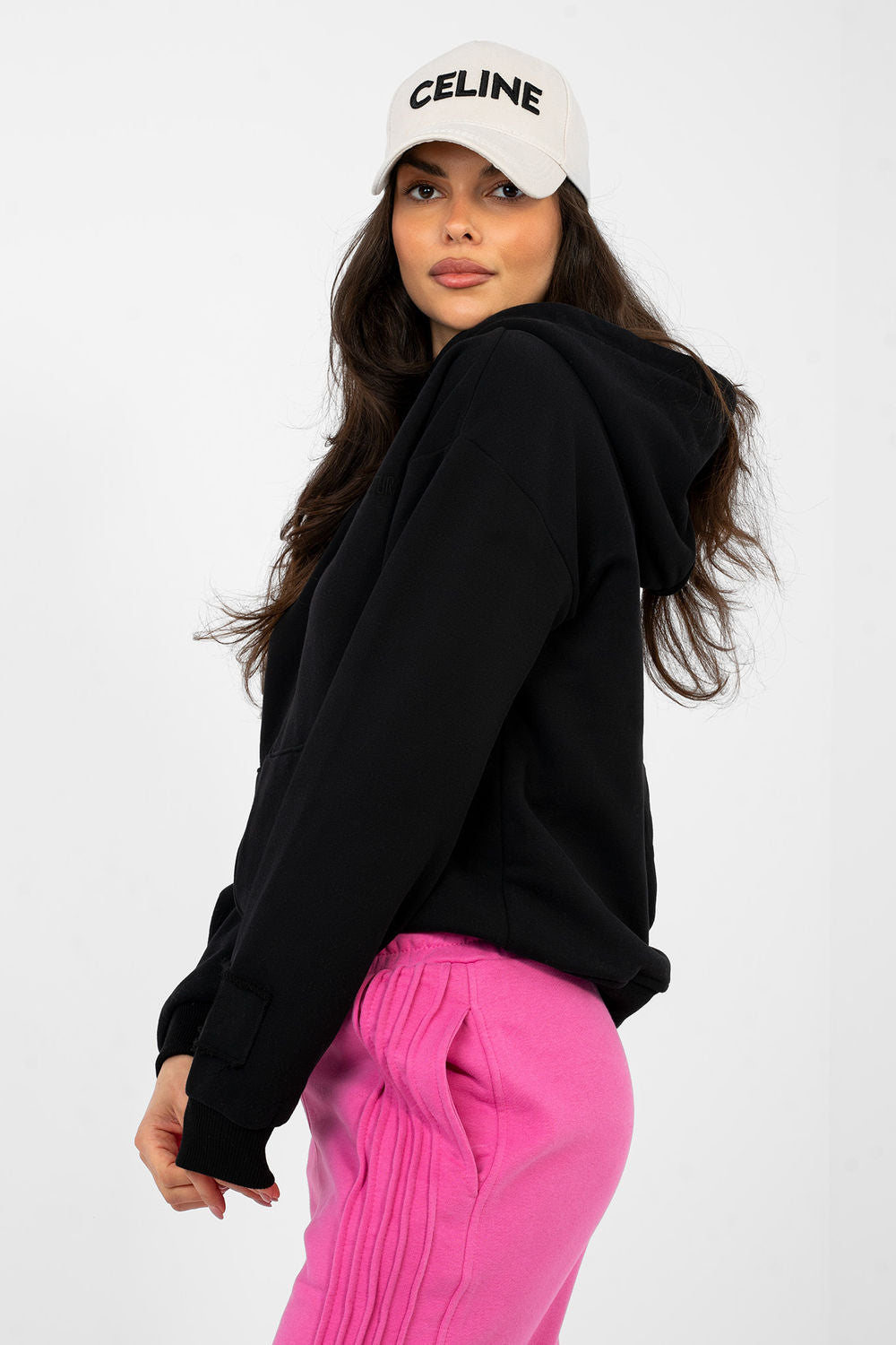 T-shirt femme Factory Price Sweatshirt Sweatshirt — noir