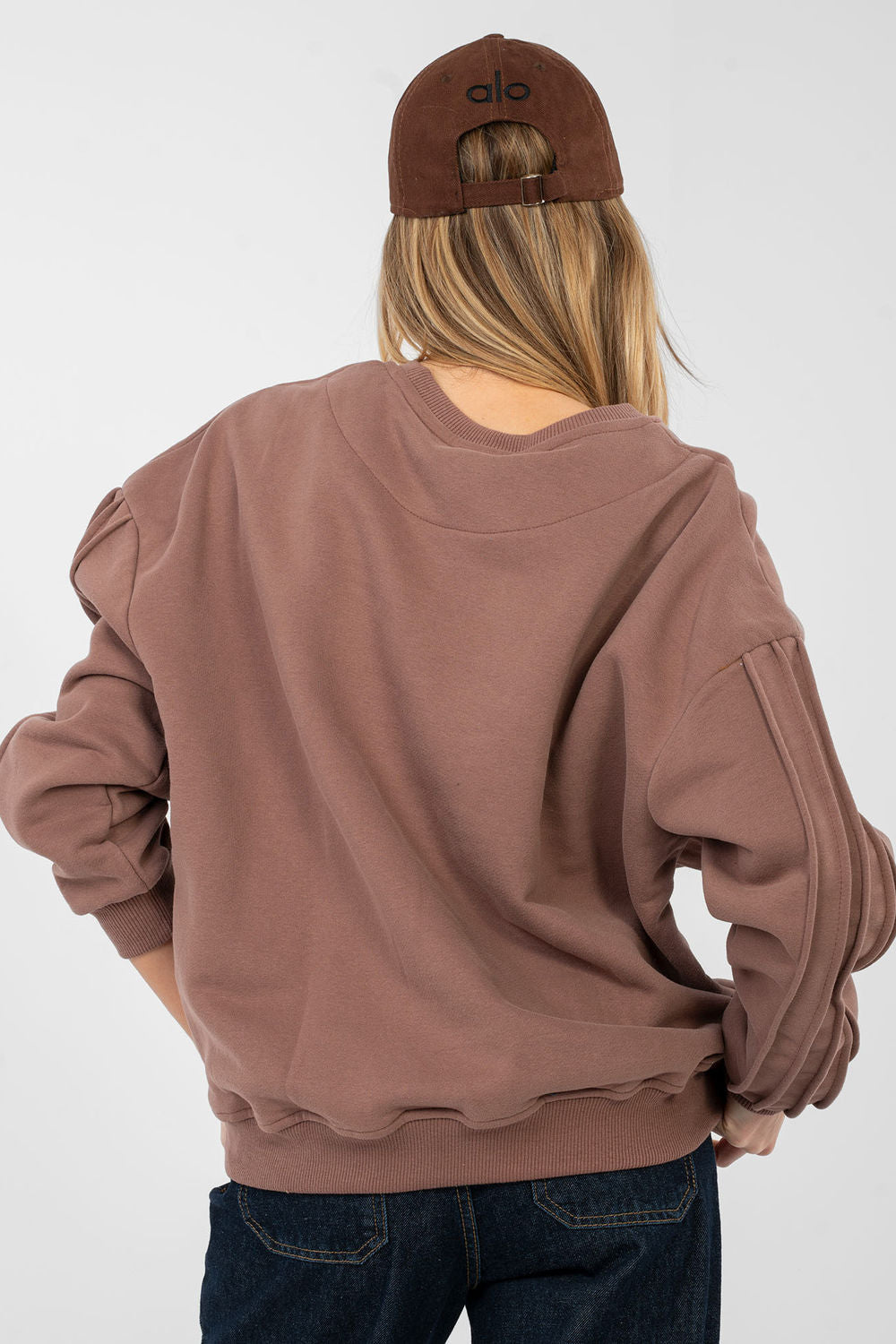 T-shirt femme Factory Price Sweatshirt Sweatshirt — brun