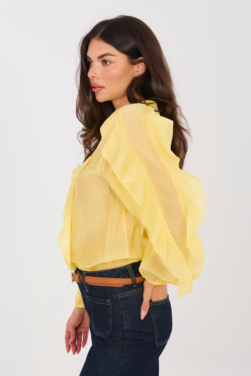 Blouse femme Factory Price — jaune