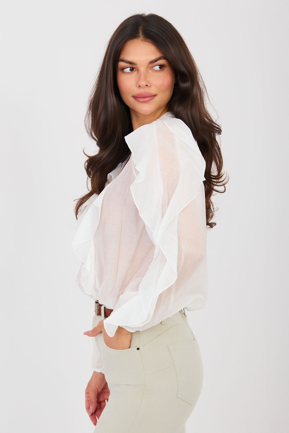 Blouse femme Factory Price — blanc