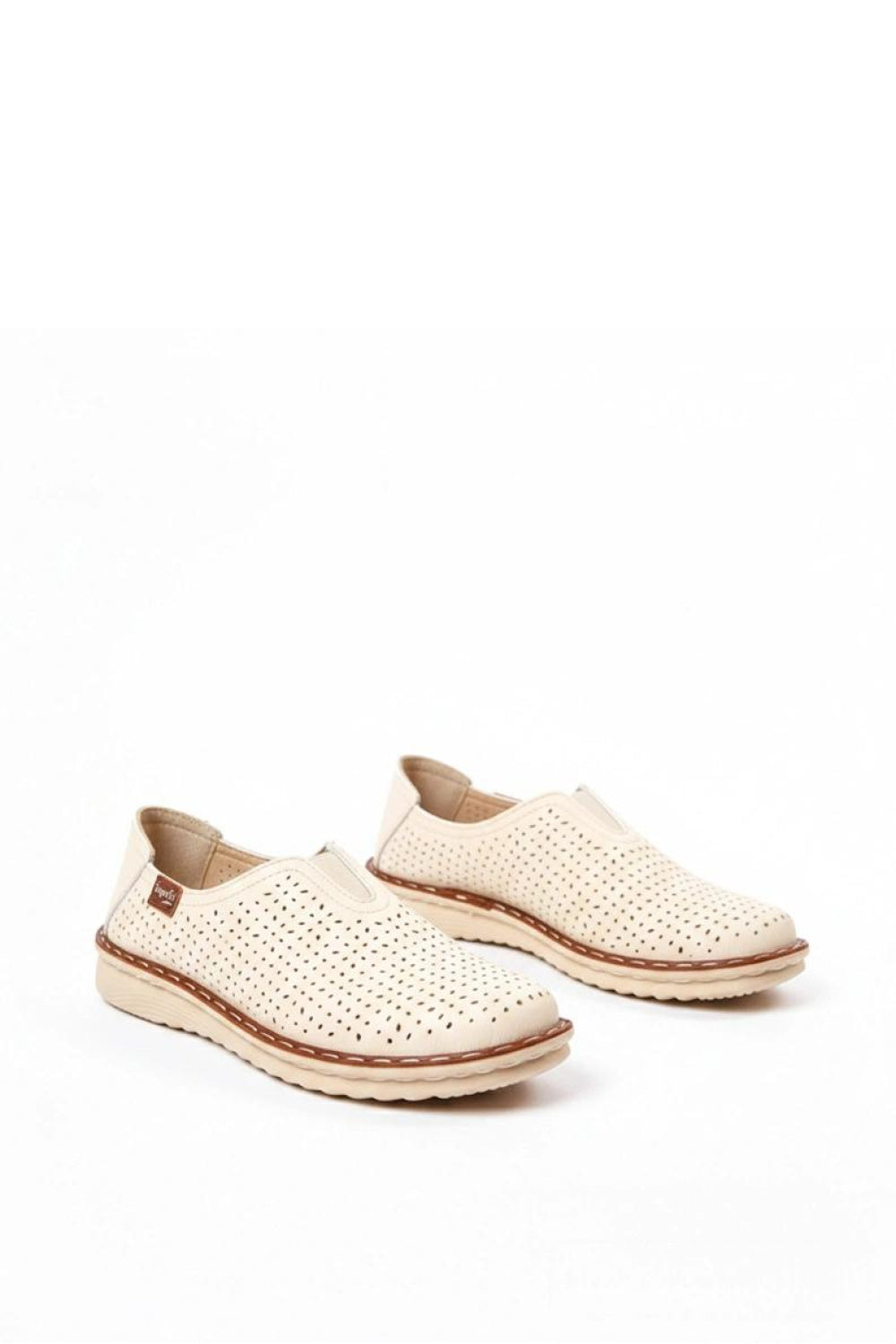 Bottes femme Solea Chaussures Basses Chaussures — beige