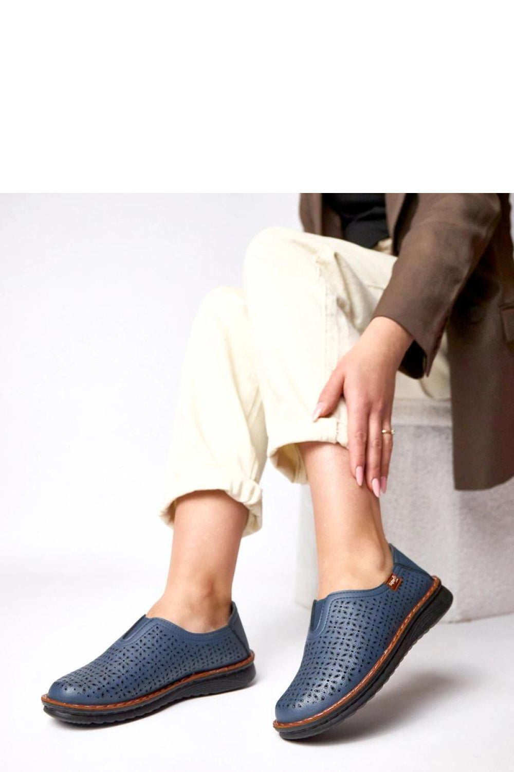 Bottes femme Solea Chaussures Basses Chaussures — bleu marine
