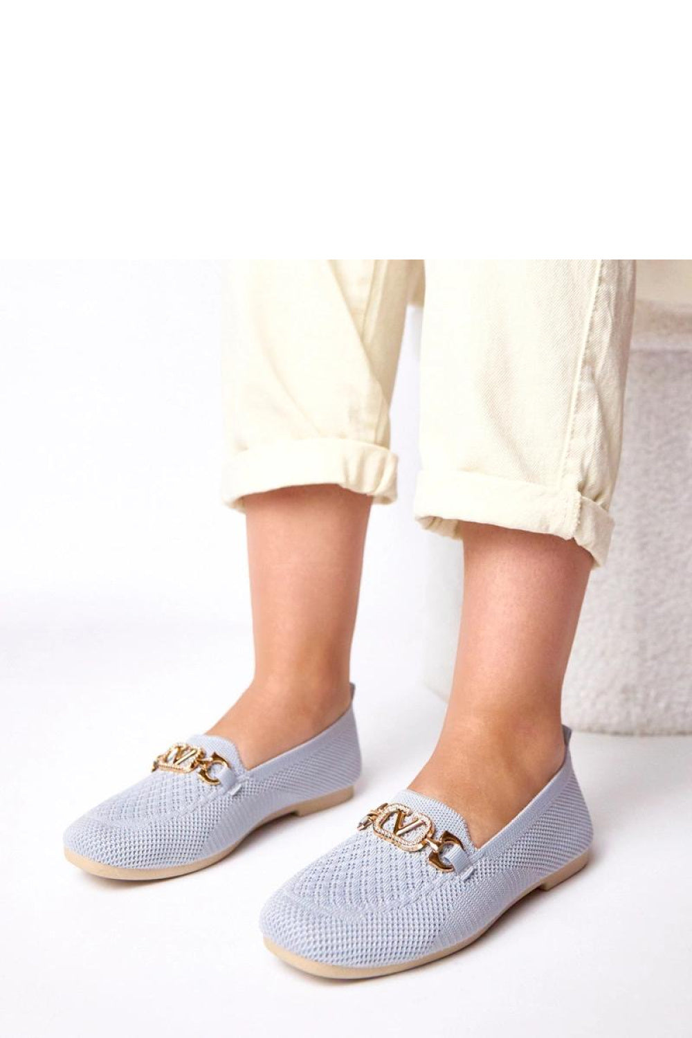 Moccasins femme Solea — gris