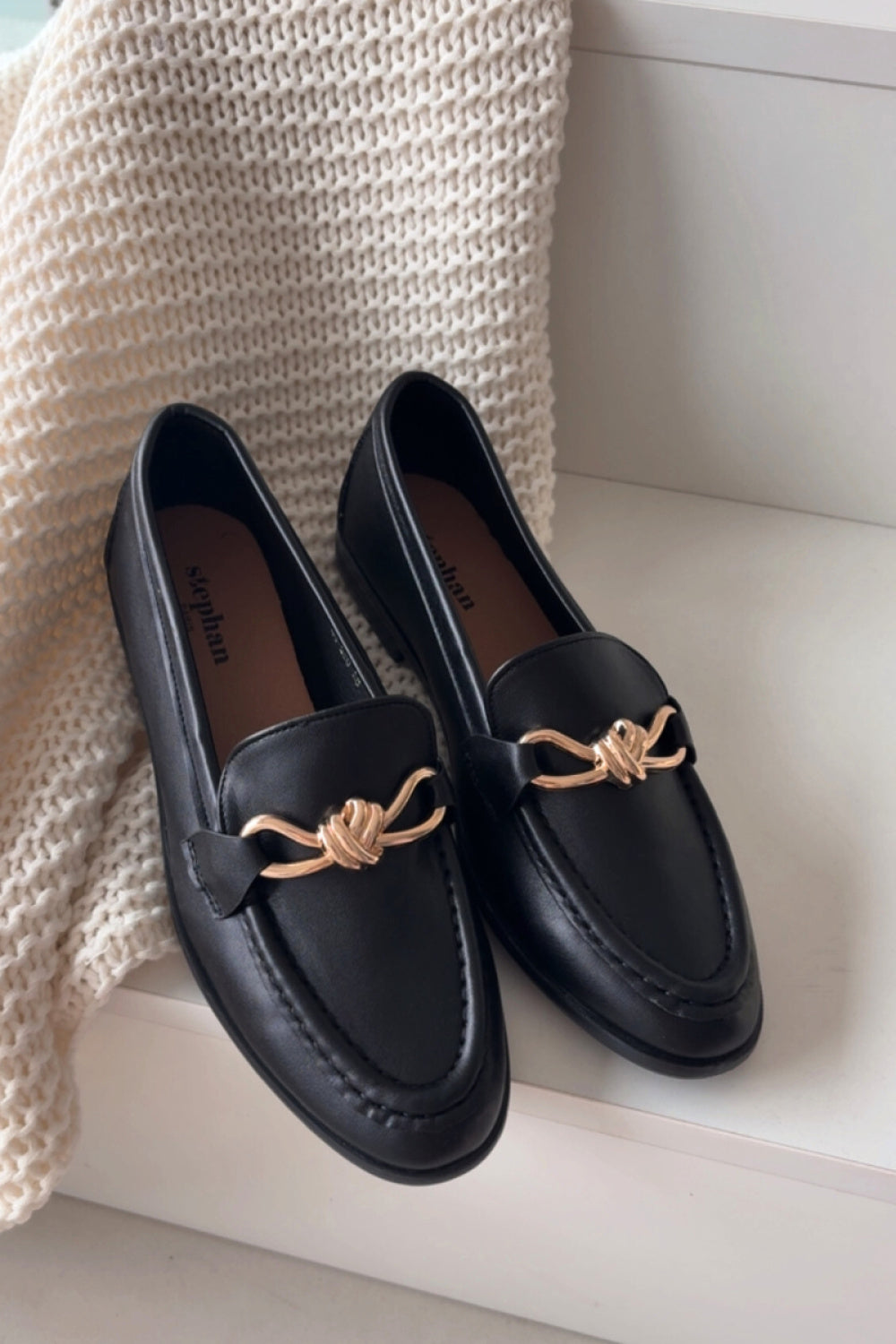 Loafers femme Step in style — noir