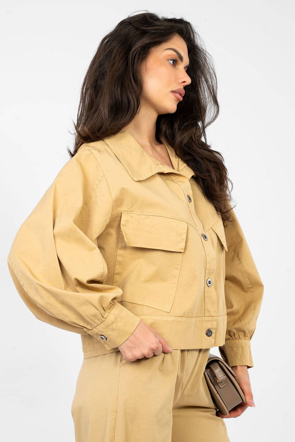 Blouse femme Rue Paris — brun