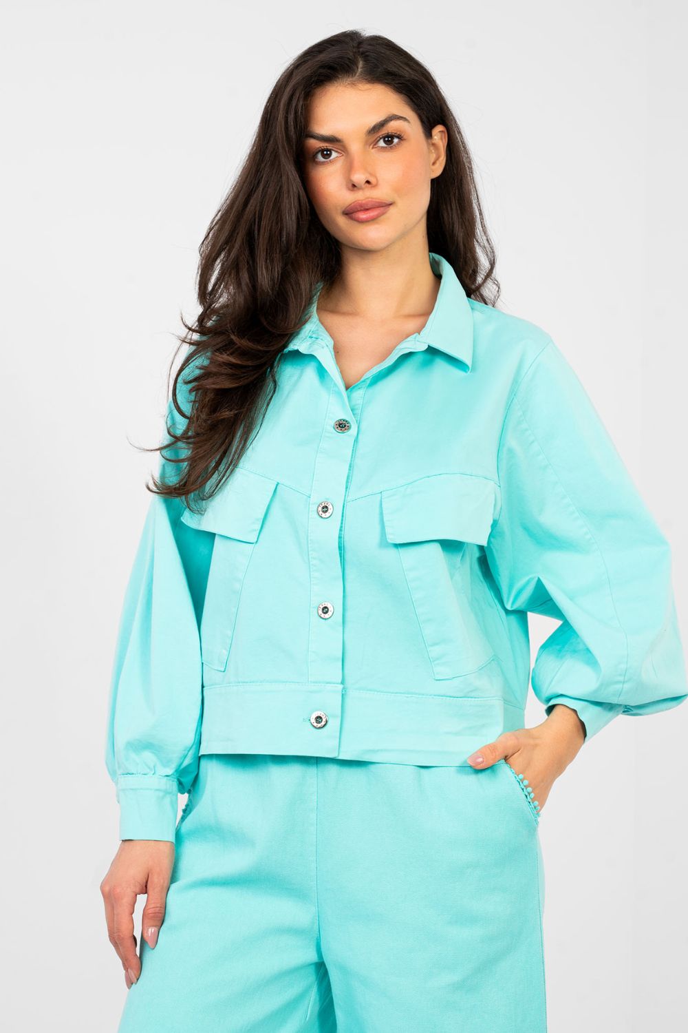 Blouse femme Rue Paris — bleu