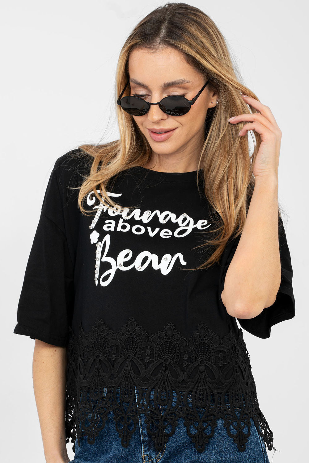 Blouse femme Factory Price Chemisier Chemisier — noir