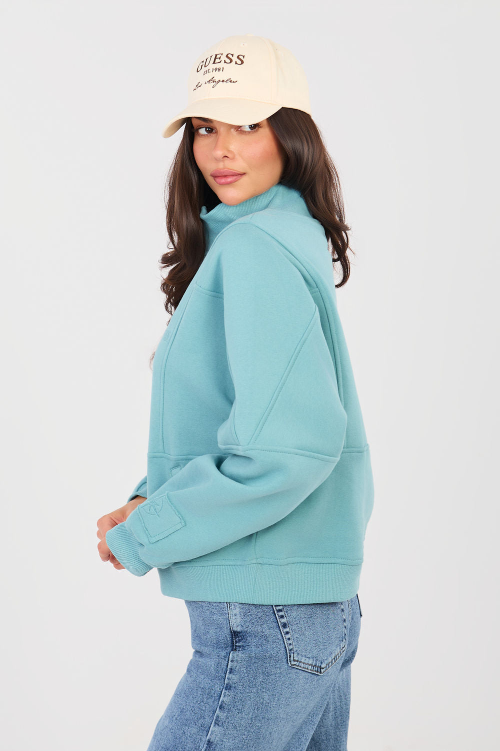 T-shirt femme Factory Price Sweatshirt Sweatshirt — bleu