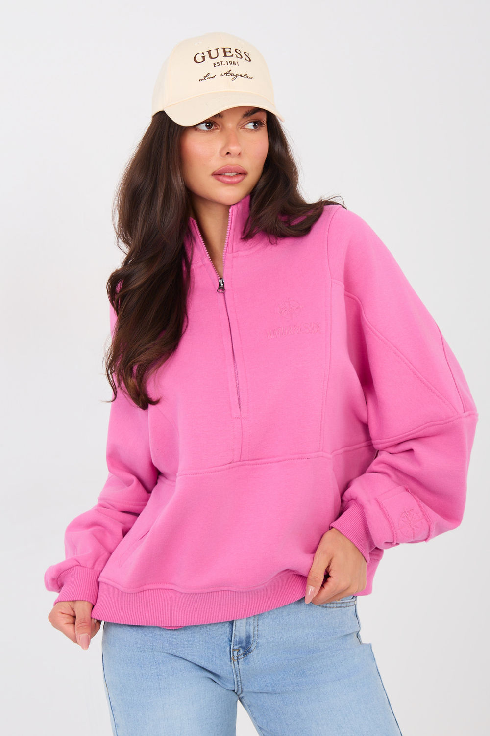 T-shirt femme Factory Price Sweatshirt Sweatshirt — rosé