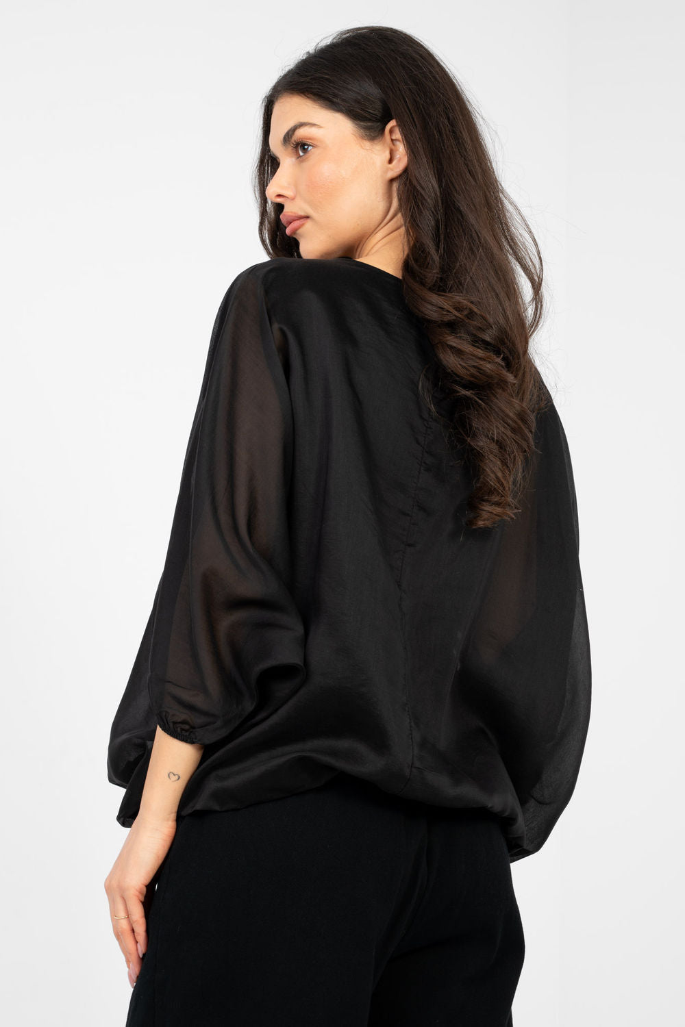 Blouse femme Italy Moda Chemisier Chemisier — noir